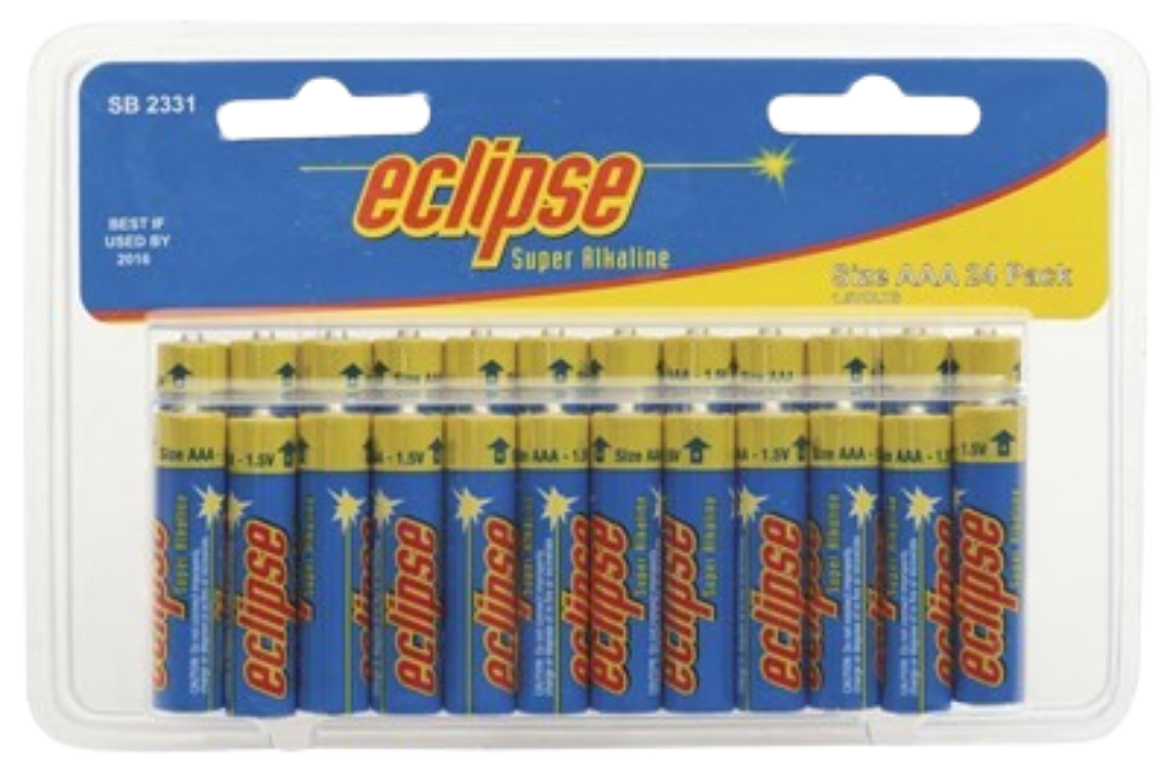 Picture of AAA Eclipse Alkaline Battery Bulk Pack - Pack of 24