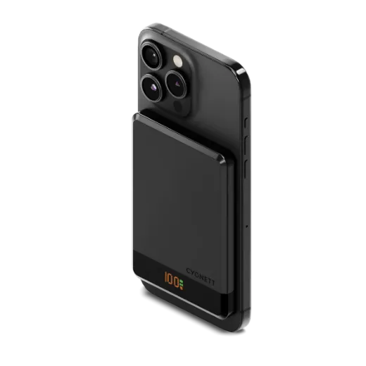 Picture of Cygnett MagSlim Magnetic Wireless Power Bank 5K