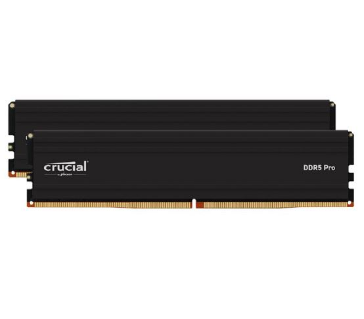 Picture of Crucial Pro 32GB (2x16GB) DDR5 UDIMM 6000MHz CL48