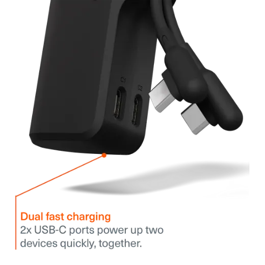 Picture of Cygnett Thumboost Power Bank 5K + USB-C Cable Combo - Black