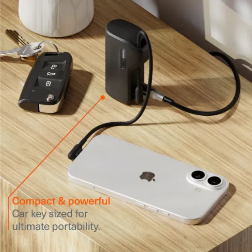 Picture of Cygnett Thumboost Power Bank 5K + USB-C Cable Combo - Black