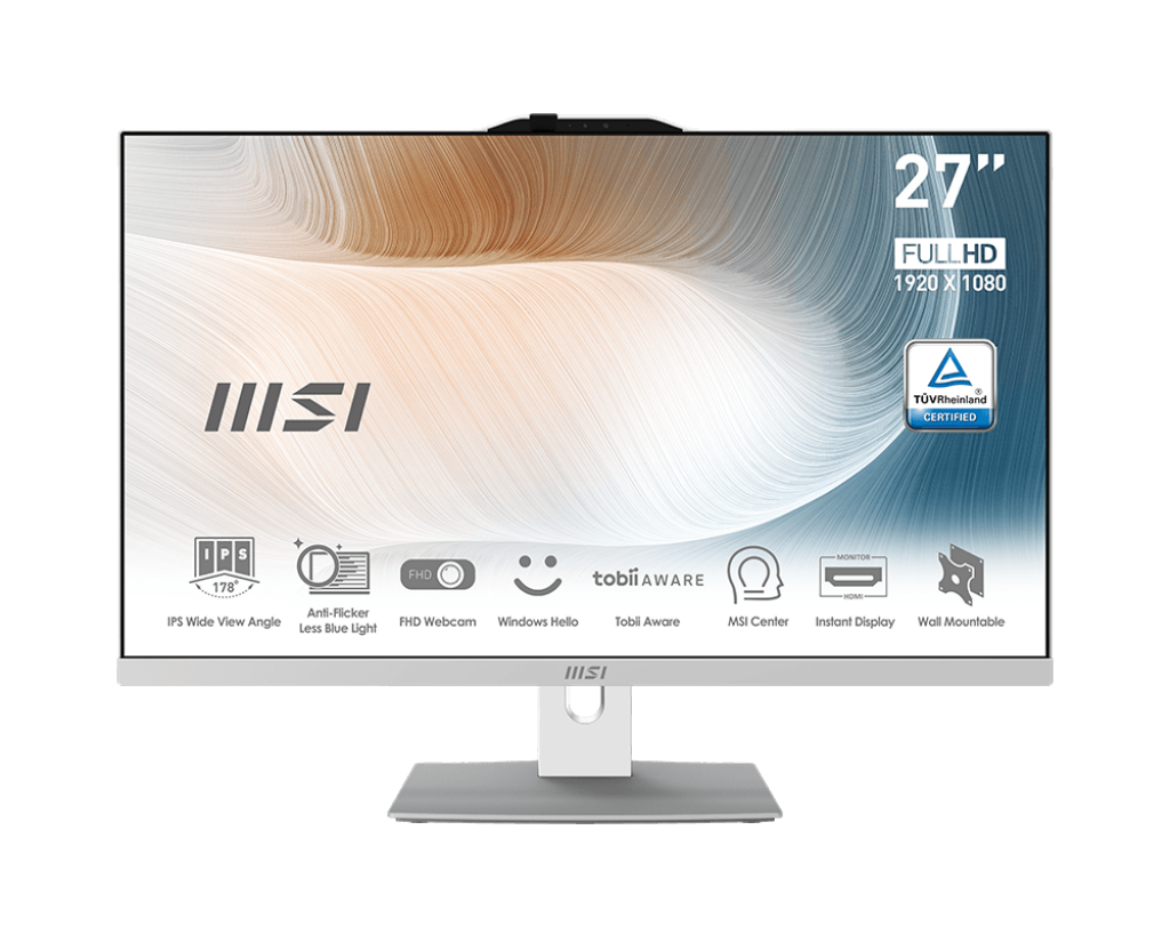 Picture of MSI Modern 27" AIO PC - White