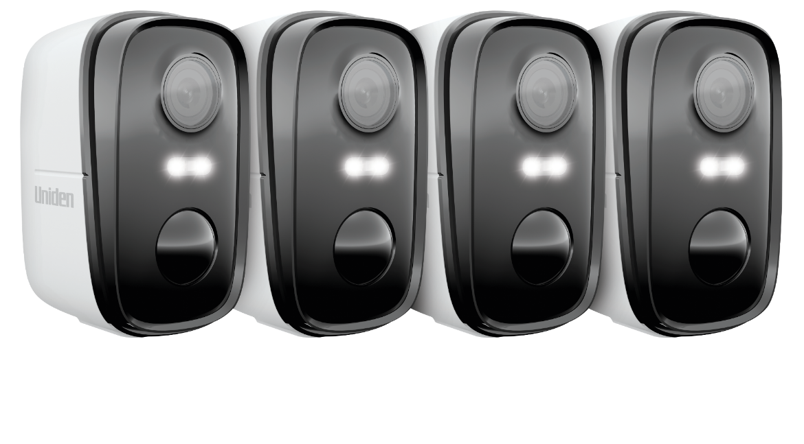 Picture of Uniden App Cam SOLO X2K-4 (Quad Pack) - 100% Wire free 2K Super HD Spotlight Camera in 1