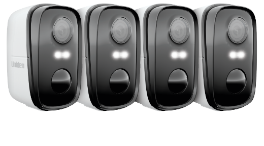 Picture of Uniden App Cam SOLO X2K-4 (Quad Pack) - 100% Wire free 2K Super HD Spotlight Camera in 1