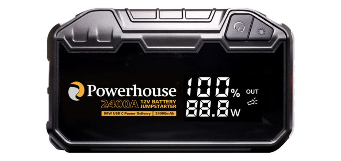 Picture of 24000mAh 2400A Lithium Vehicle Battery Jumpstarter Pack