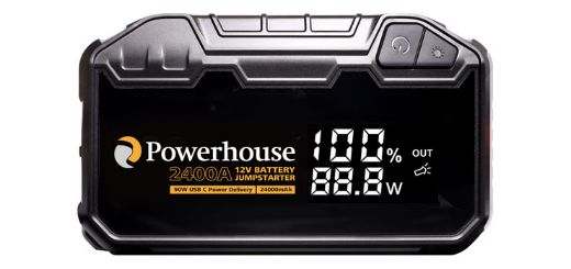 Picture of 24000mAh 2400A Lithium Vehicle Battery Jumpstarter Pack