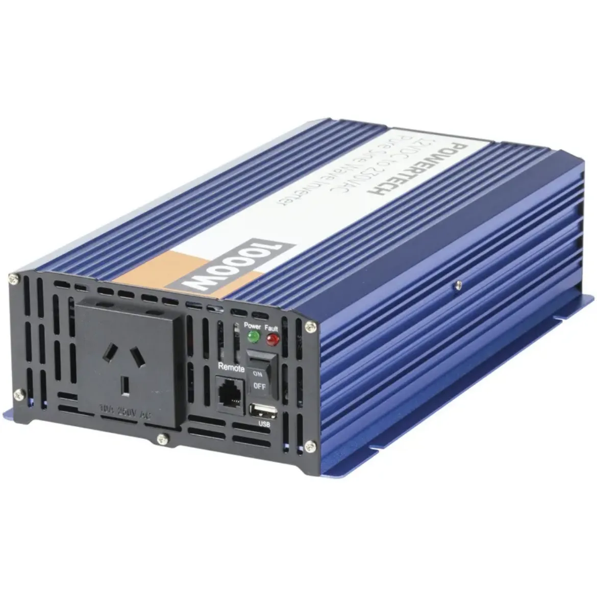 Picture of 1000W 12VDC to 230VAC Pure Sine Wave Inverter - Electrically Isolated