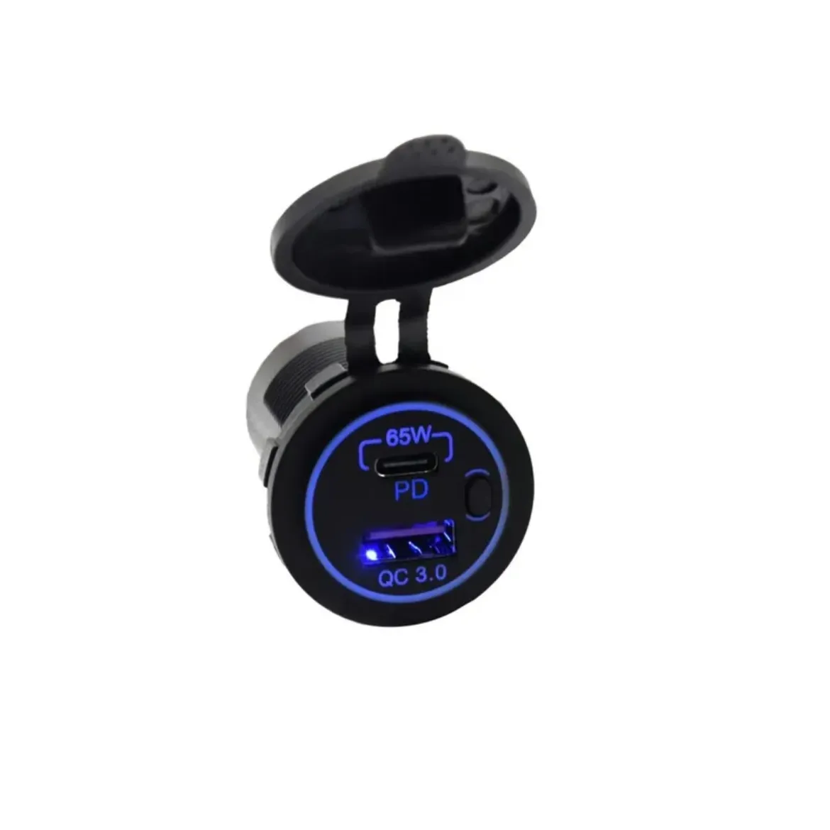 Picture of Fast Car Charger Converter 12V DC to USBC 3.0 and 65W PD 3.0