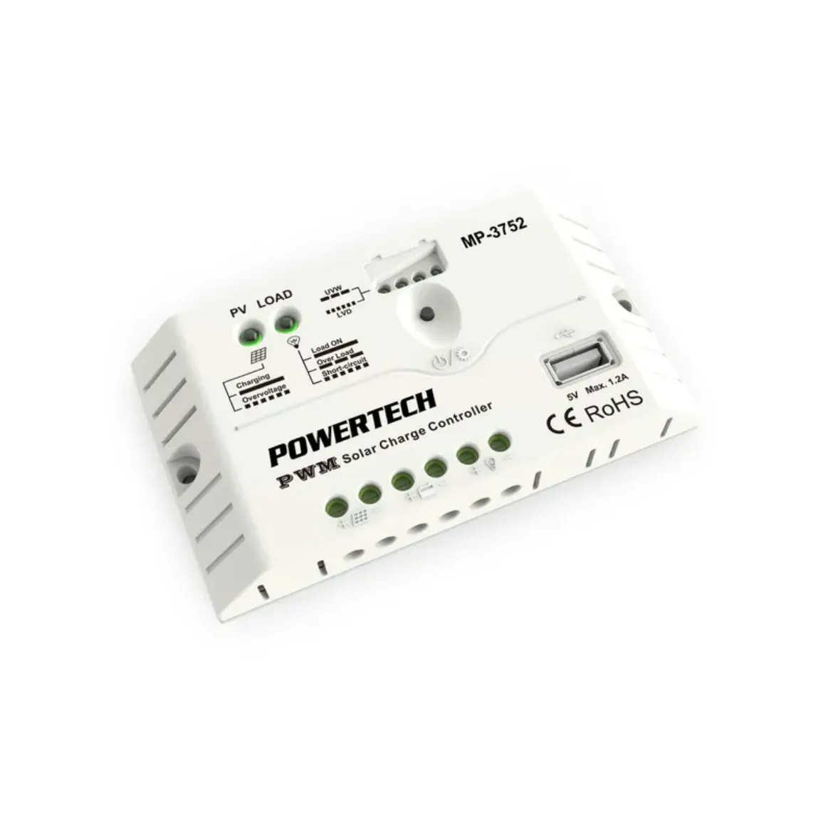 Picture of 20A PWM Solar Charge Controller 12/24V with USB