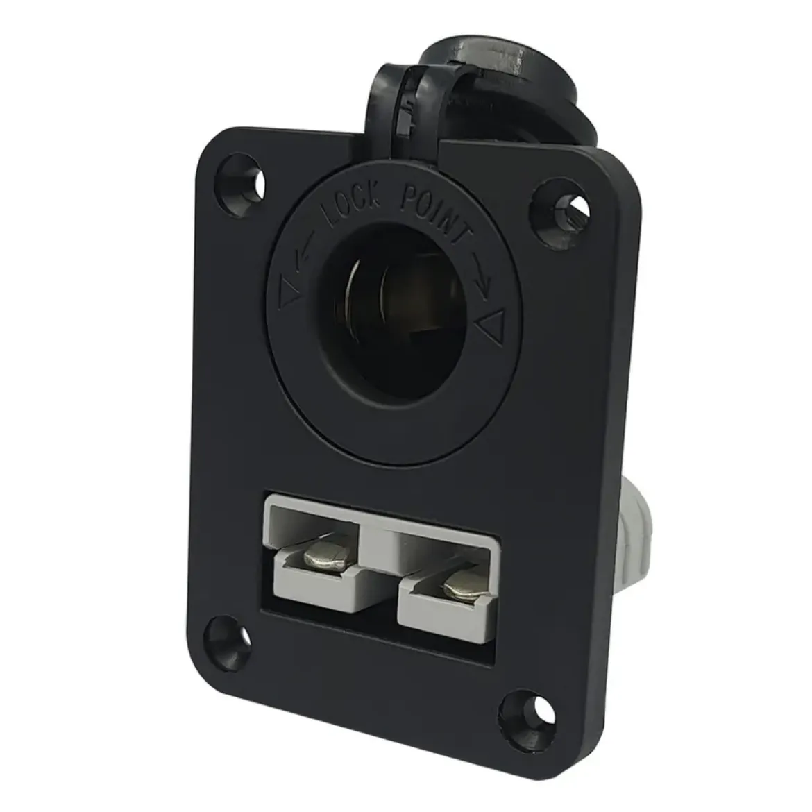 Picture of Panel Mount High Current 50A Connector and Cigarette Lighter Socket