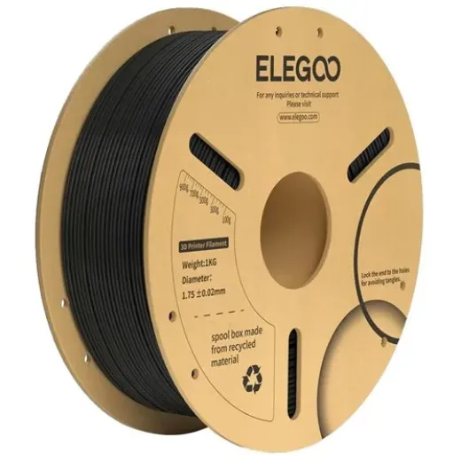 Picture of Elegoo PLA+ filament Black 1.75mm 1kg