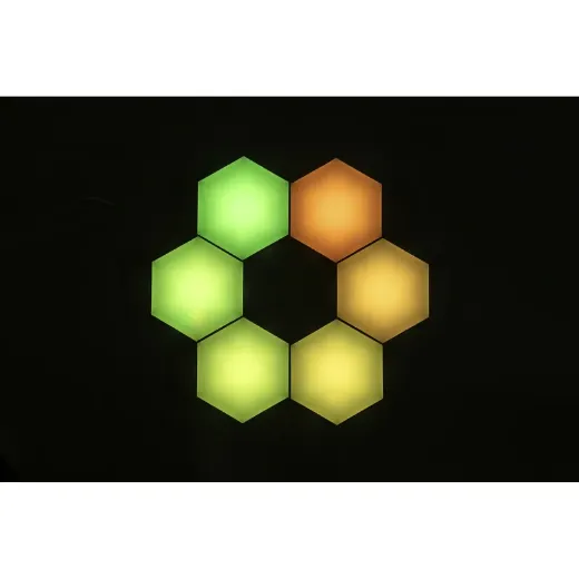 Picture of Smart RGB LED Hex Panel Kit 6 pack