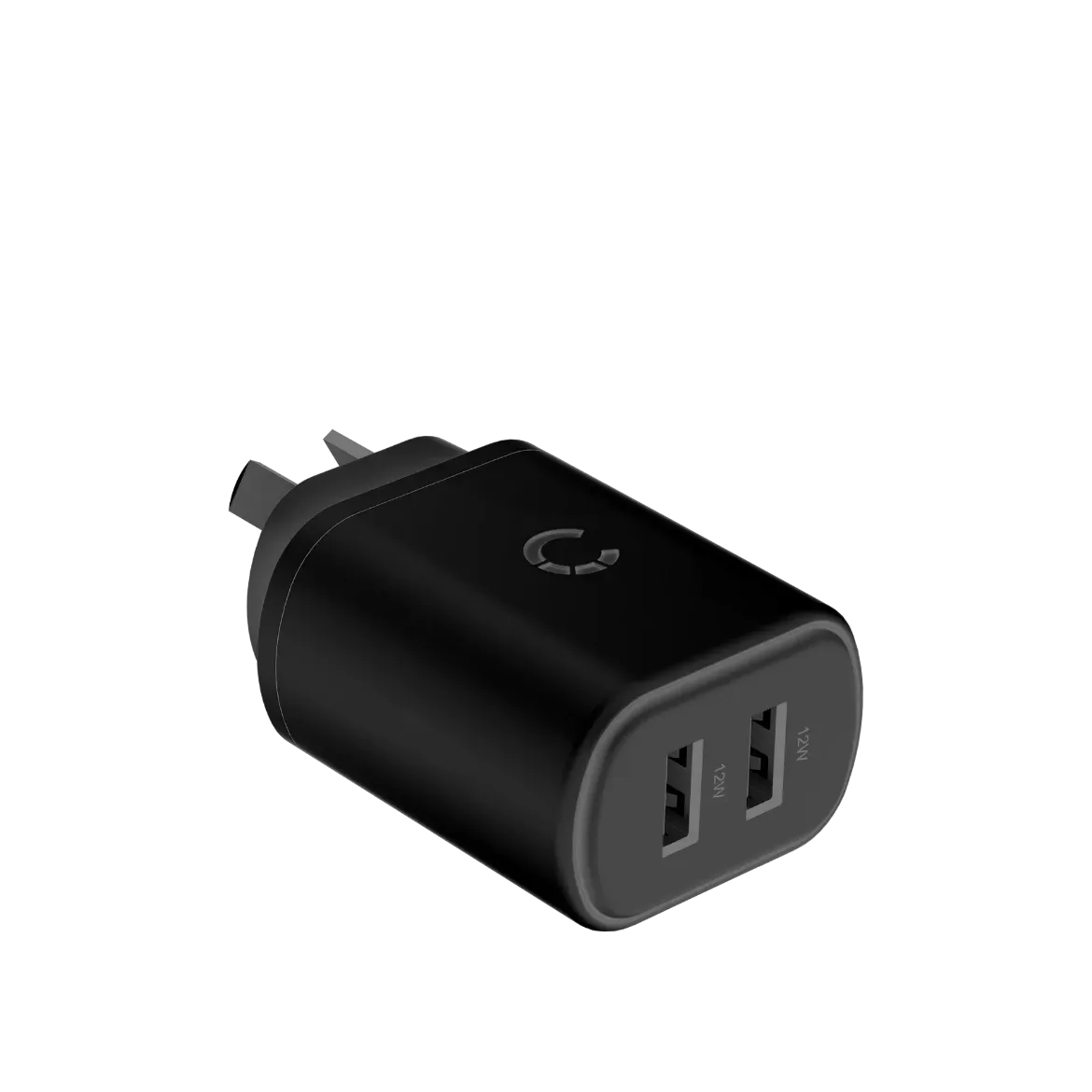 Picture of Cygnett PowerPlus 12W USB-A Dual Port Wall Charger