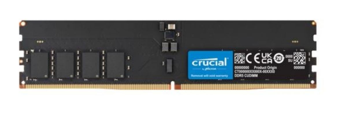 Picture of Crucial 16GB (1x16GB) DDR5 CUDIMM 6400MHZ
