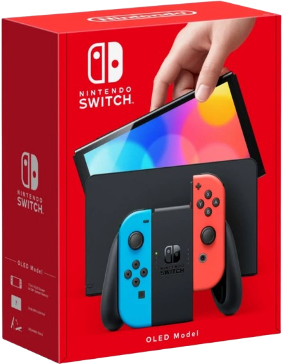 Picture of OLED Nintendo Switch Console Neon