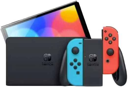 Picture of OLED Nintendo Switch Console Neon