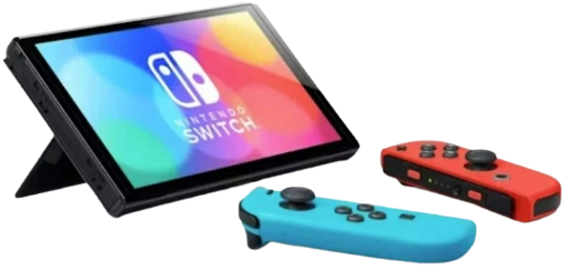 Picture of OLED Nintendo Switch Console Neon