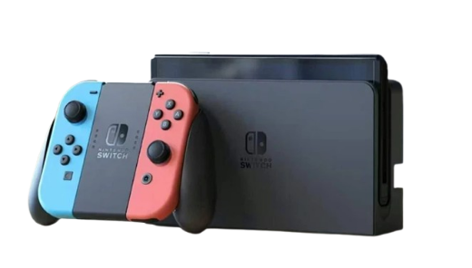 Picture of OLED Nintendo Switch Console Neon