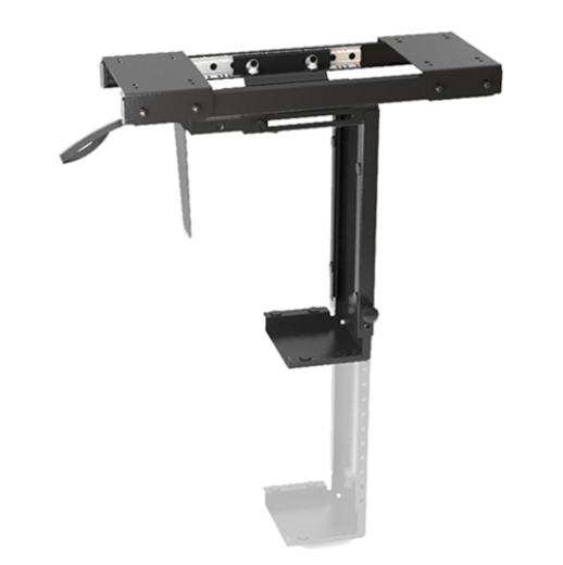 Picture of Brateck Adjustable Under-Desk ATX Case Mount with Sliding Track, Supports Up To 10KG with 360° Swivel