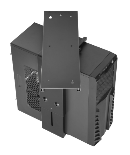 Picture of Brateck Adjustable Under-Desk ATX Case Mount with Sliding Track, Supports Up To 10KG with 360° Swivel