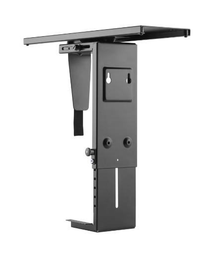 Picture of Brateck Adjustable Under-Desk ATX Case Mount with Sliding Track, Supports Up To 10KG with 360° Swivel