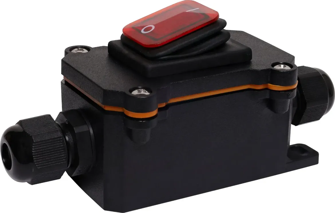 Picture of DPST 16A IP65 Rocker Switch Enclosure, IP65