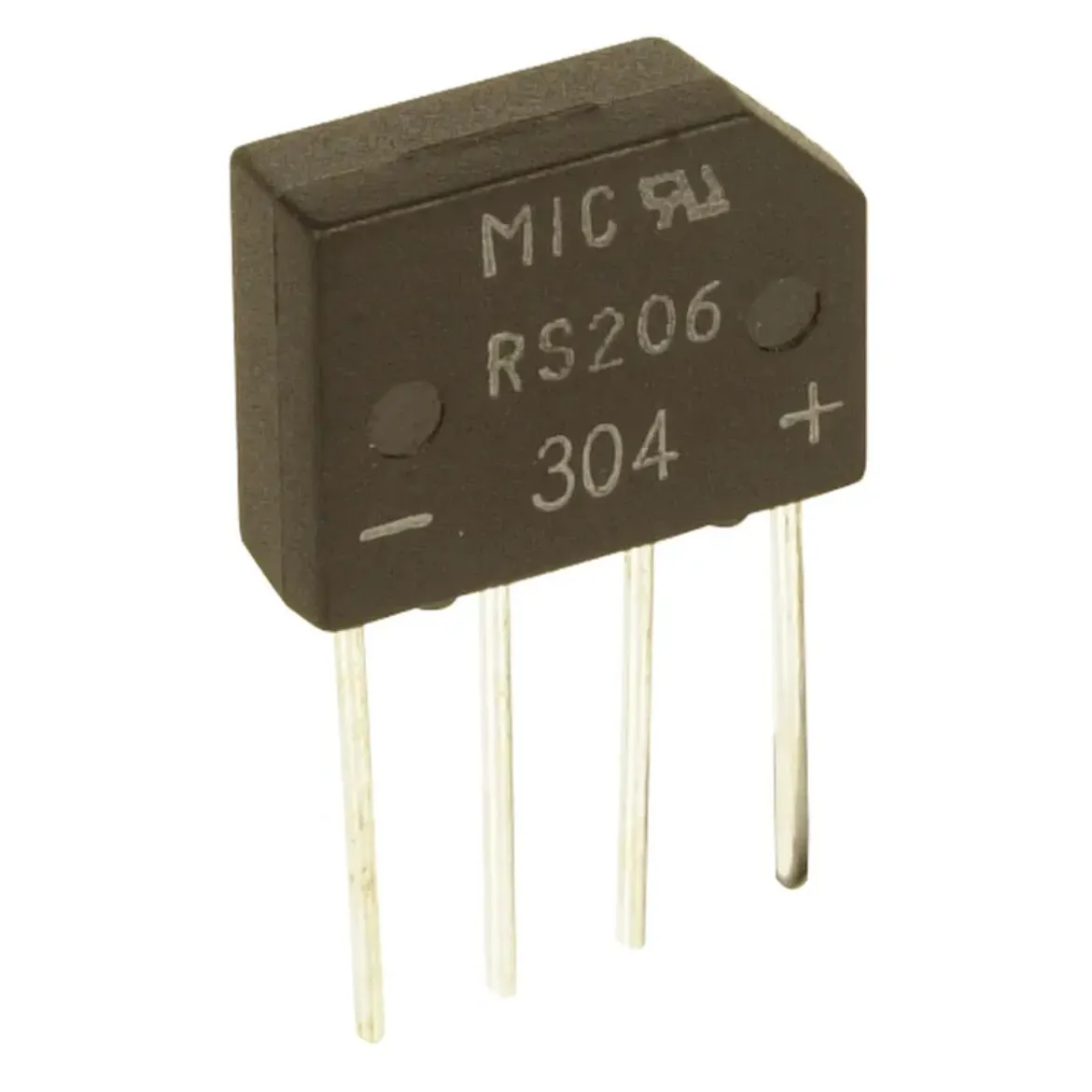 Picture of 2A 600V Inline Bridge Rectifier