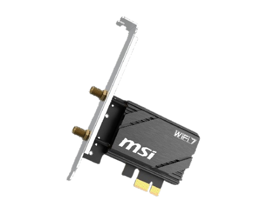 Picture of MSI HERALD BE6500 WiFi 7 PCI-E CARD PCI-E/WIFI7/BE6500/BLUETOOTH 5.4/DUAL ANTENNA