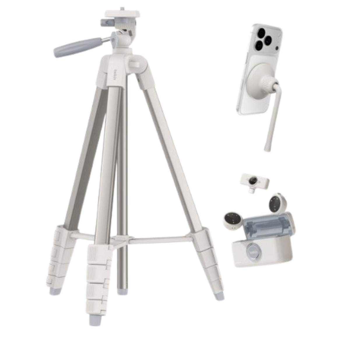 Picture of Belkin Stage Creator Kit: Tripod, Magnetic Phone Mount & Wireless Mics