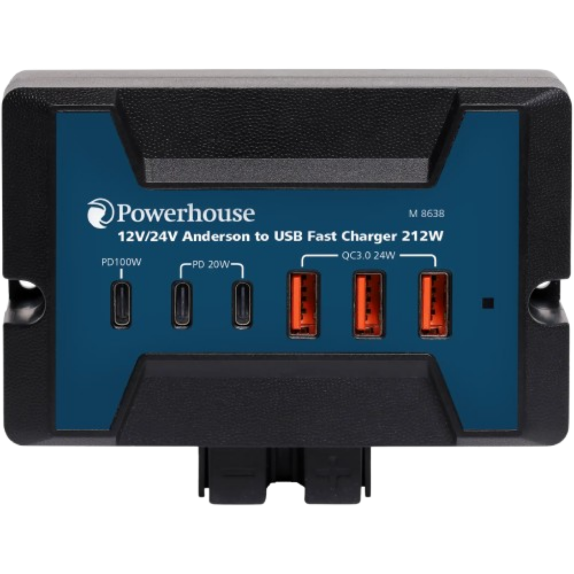 Picture of 12V/24V Anderson to USB Fast Charger
