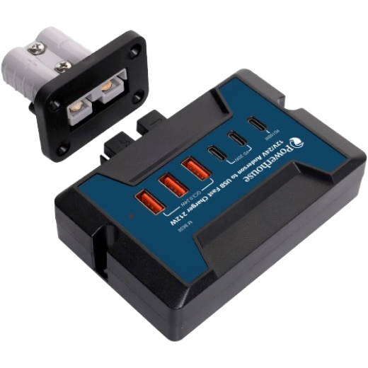 Picture of 12V/24V Anderson to USB Fast Charger