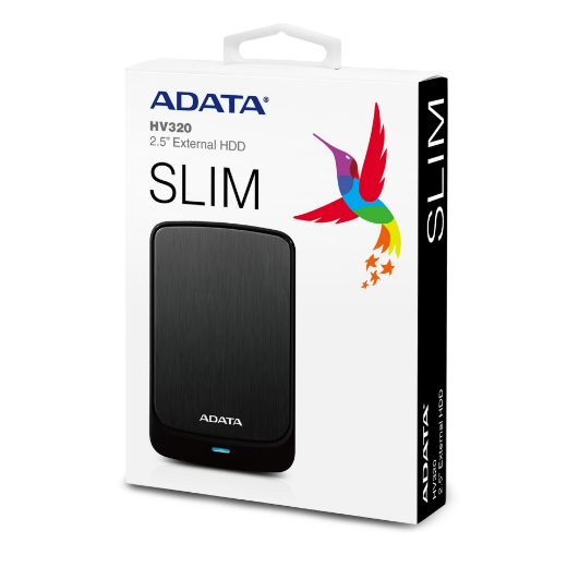 Picture of ADATA 1TB HV320 External HDD (Slim Black)